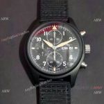 Best Copy IWC Big Pilot's TOP GUN 43mm Watch Black Blasted Case